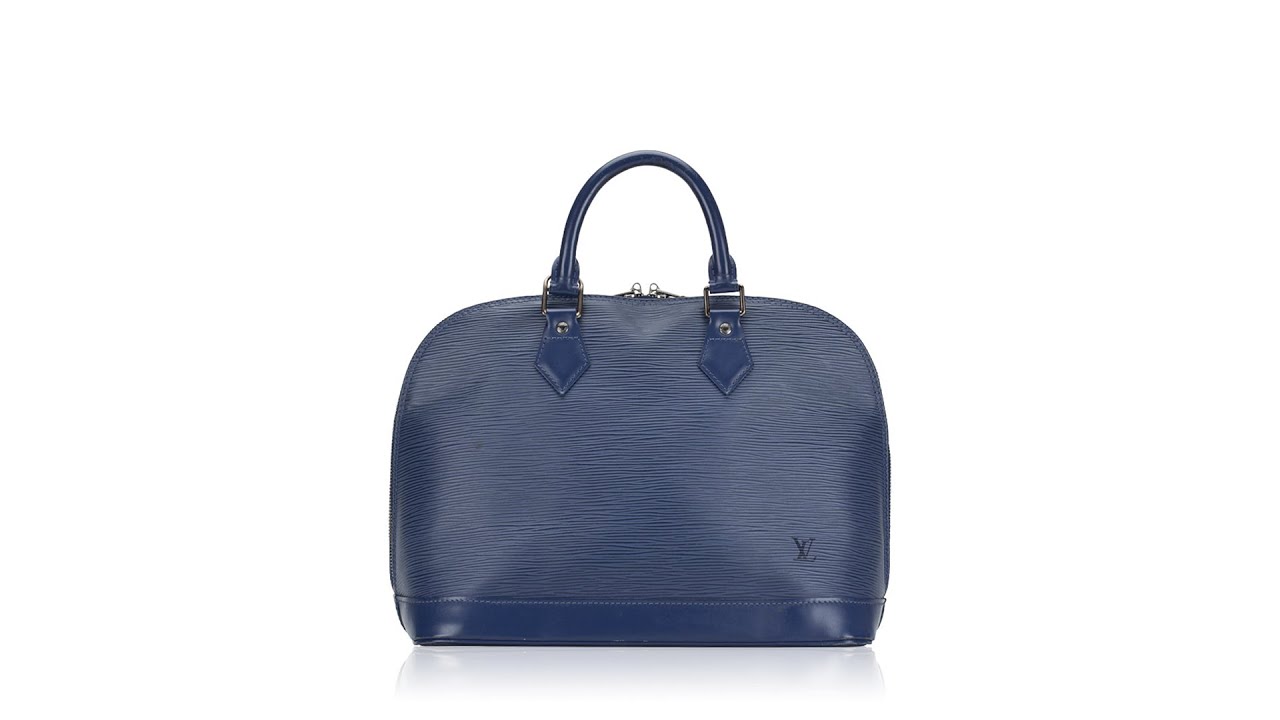 Louis Vuitton Epi Alma PM Indigo