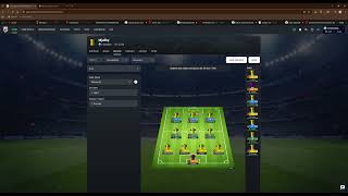 Soccerverse Setting My Tactics For League Game