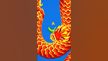 🔥🐍 Worms Zone io biggest snake surrounding me #😱 Big vs Small snake fight#shorts #snake #game #001