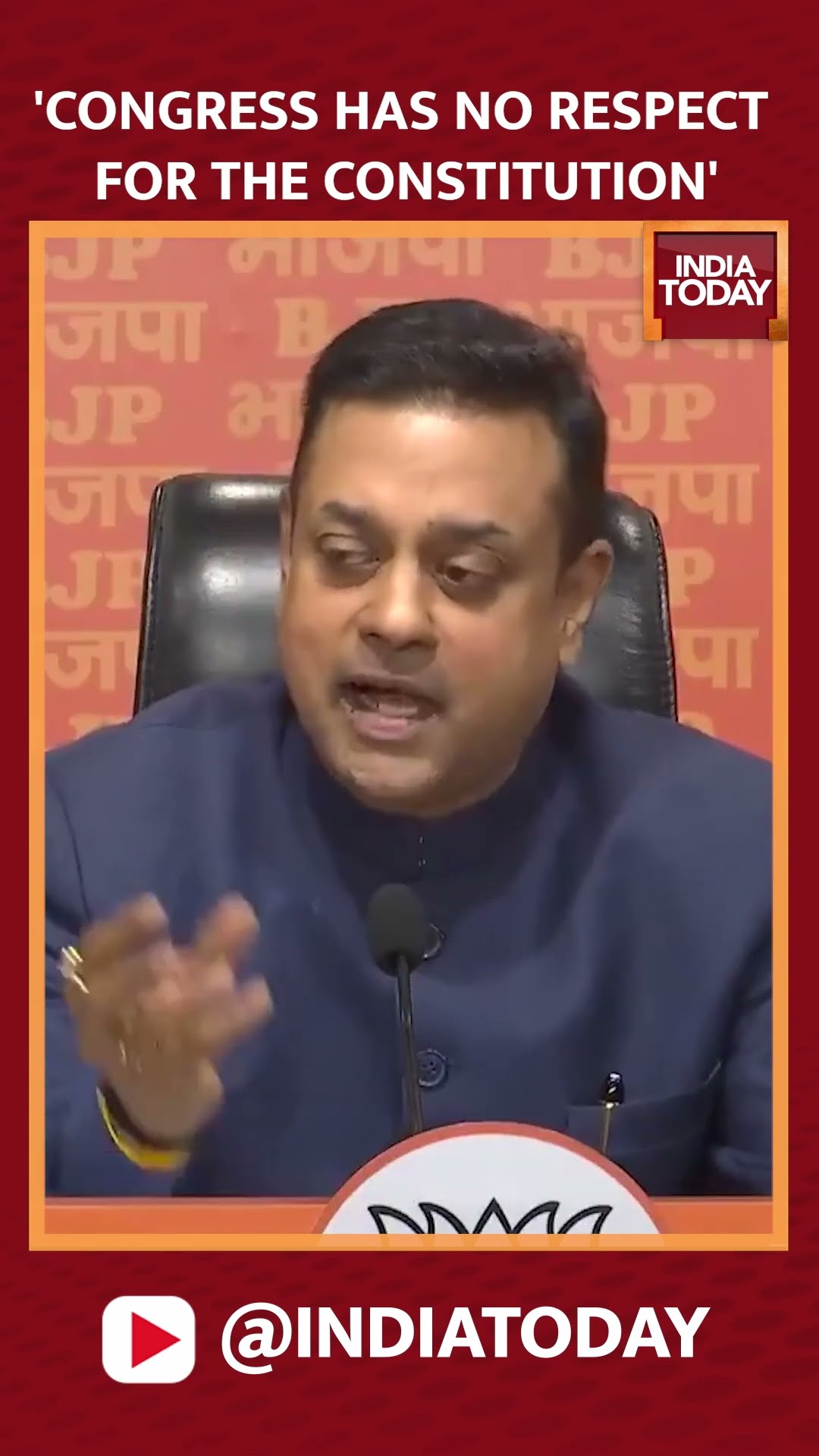 BJP MP Sambit Patra Criticizes Congress And Its Allies For Taking EC To Supreme Court #shorts
