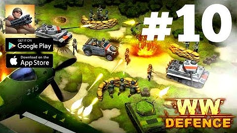 WWII Defense: RTS Army TD game || Android Defense Offline Gamplay || Level 10 ||#games #androidgames
