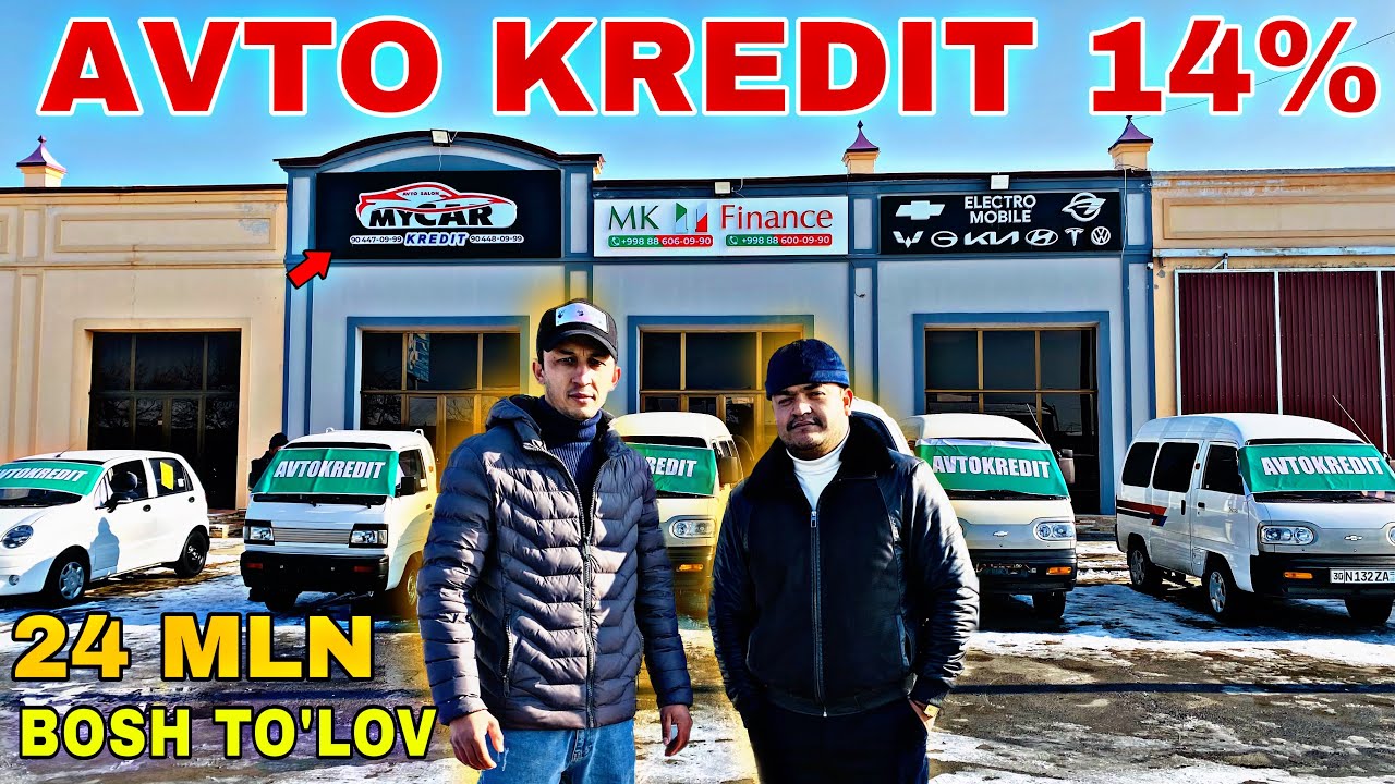 Автомобиль нархлари кредит