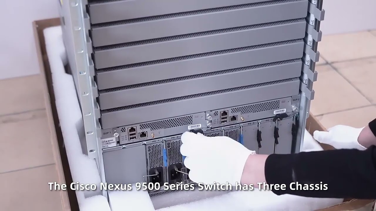 Cisco Nexus 9508 chassis video