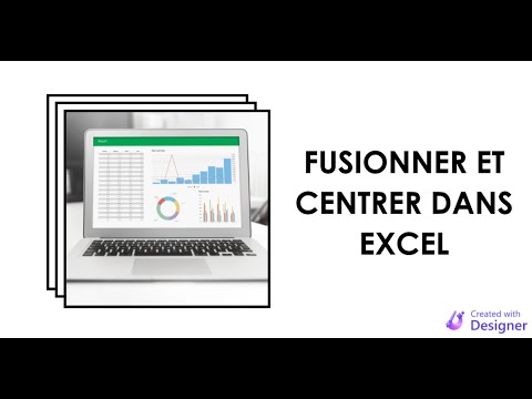 FUSIONNER ET CENTRER DANS EXCEL - YouTube
