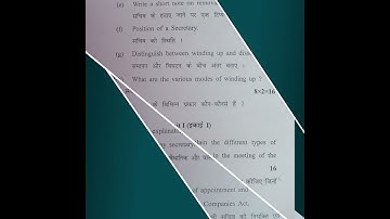 Corporate law-2 may2025 | Fourth Semester | 2nd Year | Previous Year questions Paper | B.com (Hons)