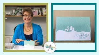 Quick Stampin' Up! Christmas card using Merry Tags