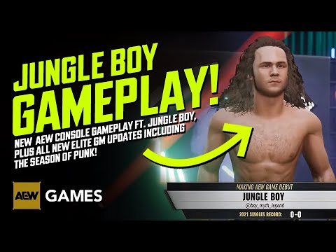AEW Console Game: New Jungle Boy Gameplay, CM Punk, Plus All Updates Coming to EGM!