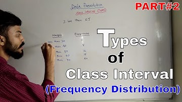 Frequency Distribution || Types of Class interval || HSC statistics || Business Statistics