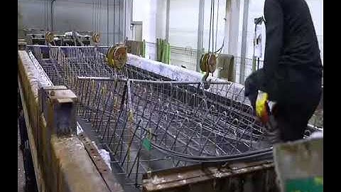 Quy trình sản xuất dầm sàn bê tông PC ở Hàn,Nhật.