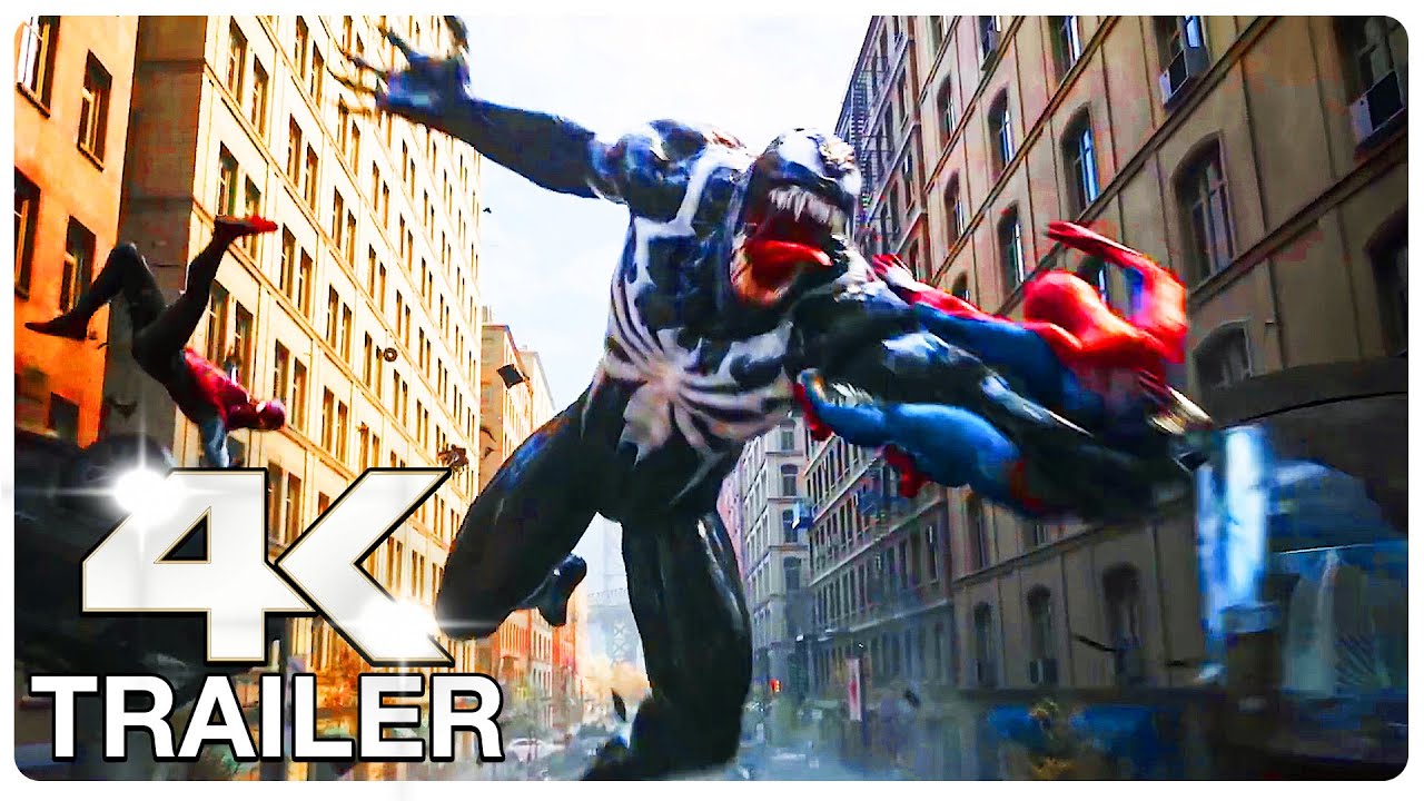 SPIDER MAN 2 Trailer (4K ULTRA HD) NEW 2023 | PS5