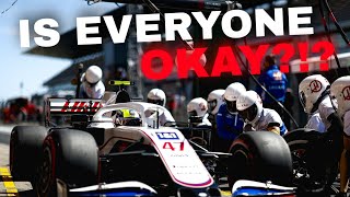 MICK SCHUMACHER WORRIED ABOUT HIS PIT CREW AFTER HIS LAST PIT STOP! | FULL POST-RACE TEAM RADIO