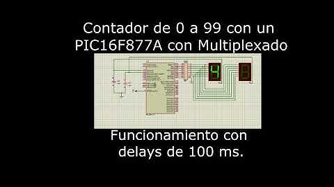 Contador de 0 a 99 con Multiplexado.