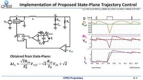 Improved V2 COT Control with State Plane Trajectory Control