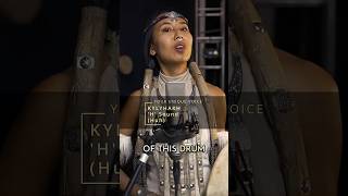 Learn the Sakha singing technique Kylyhakh with me.  #snowraven #indigenoussinging #sakha #shorts