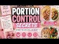 SkinnyTok Portion Control Secrets 🍽️✨ | Eat More Smart &amp; STILL Lose Weight