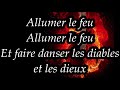 Allumer Le Feu - Johnny Hallyday | [Paroles / Lyrics]