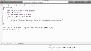 Stored Properties in Swift Profile