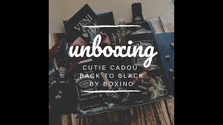 Unboxing Cutie Cadou Pentru Barbati Back To Black - Boxino.ro