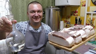 Деревенское солёное сало мягкое как масло!