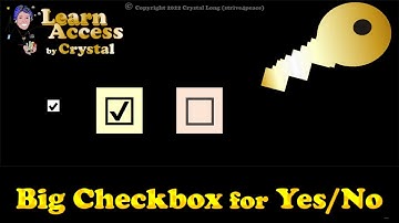 Big Checkbox in Access with Conditional Formatting