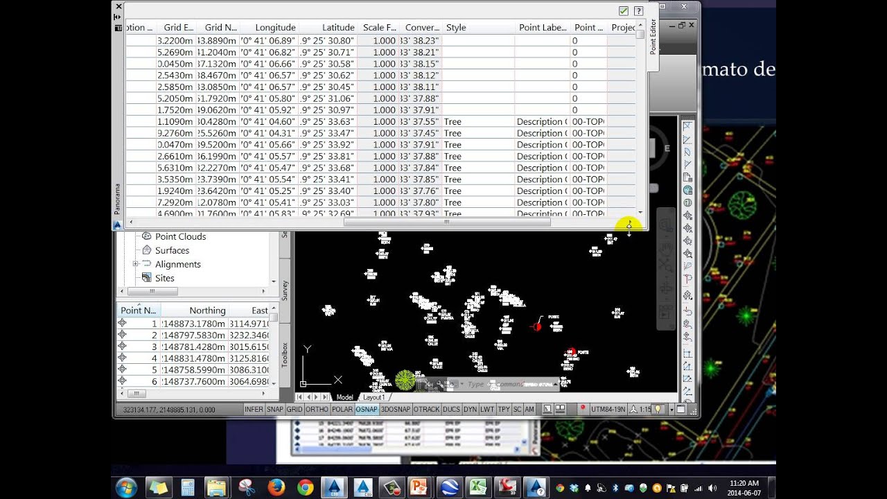 Tutoriales RG - AutoCAD Civil 3D 2014 - 06 - Estilos De Puntos Y Grupo ...