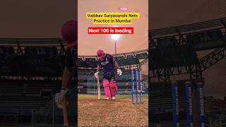 Vaibhav Suryavanshi Net Practice session in Mumbai,next century is loading #vaibhavsuryavanshi #ipl