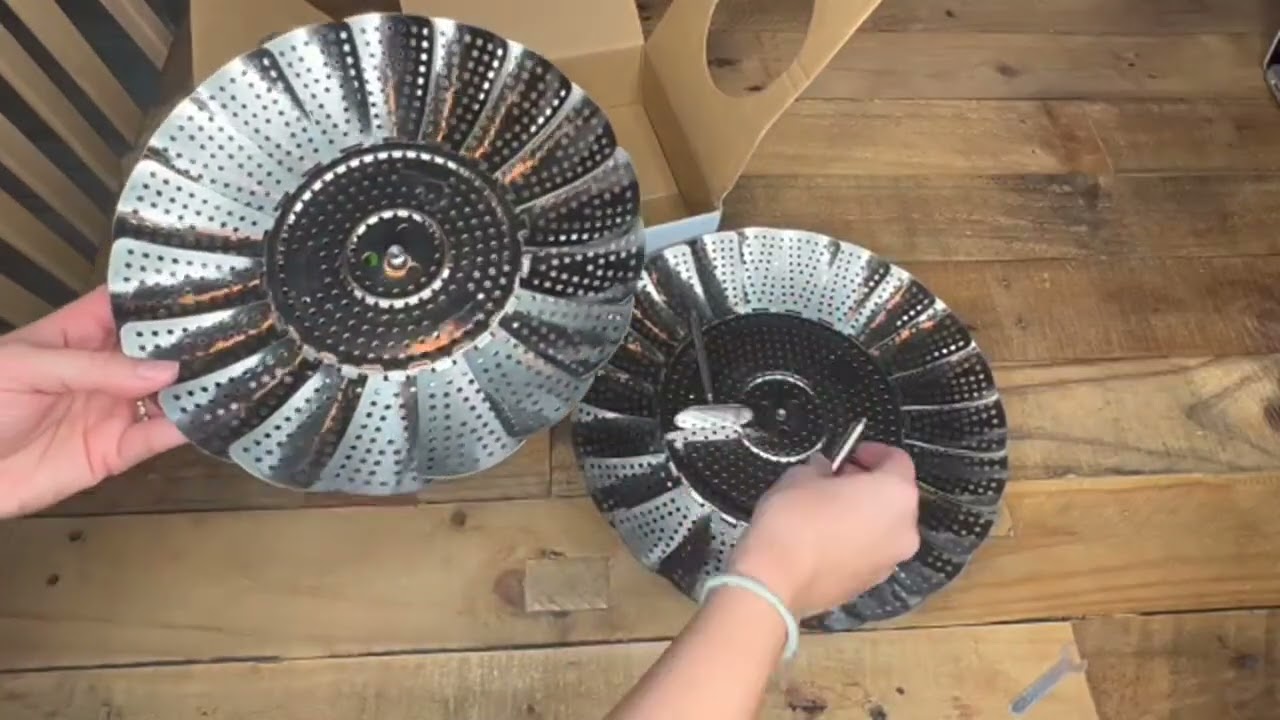 LANVIYA Doppelschichtiger Dampfkorb zum Kochen – 2 in 1 Gemüsedämpfer aus Edelstahl mit großer Kapaz