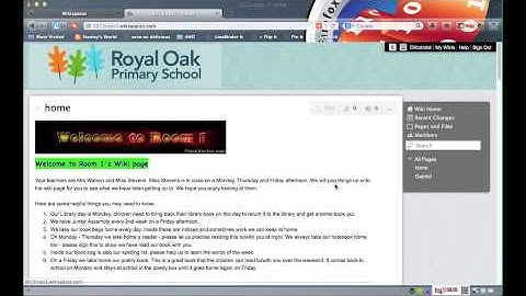 Wikispaces - Notifiy Me