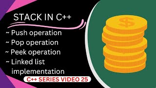 stack in c++ || stack implementation using linked list in c++|| stack data structure in c++