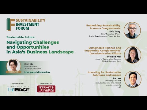 Sustainability Investment Forum 2023 - Event Highlights | The Edge Singapore