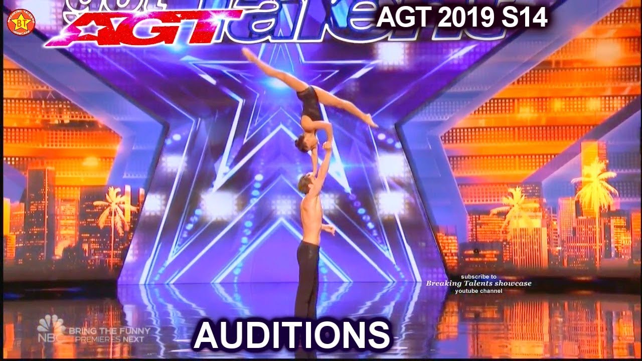 Duo MainTenanT Acrobatic Dance Olympic Gymnasts BLEW THEM AWAY  Americas Got Talent 2019 Audition