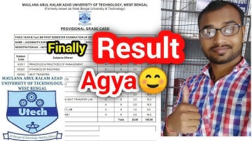 MAKAUT RESULT has been Published ☺check your result now😎Result agaya