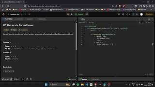 Ep 39: Solve LeetCode 22 – Generate Parentheses | No Talk, Just Code in Python 🔥