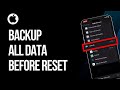 How to Backup All Data on iPhone Before Reset It