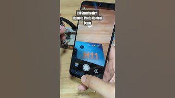 H11 Smartwatch Remote Photo Control Demo #smartwatch