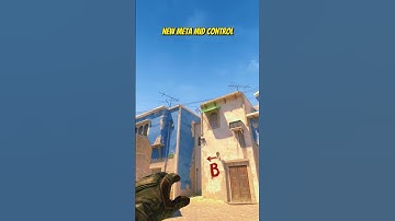 NEW META MID CONTROL SMOKE ON MIRAGE #shorts #cs2