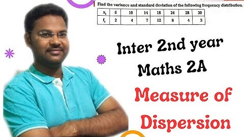 find variance and standard deviation@maths naresh eclass