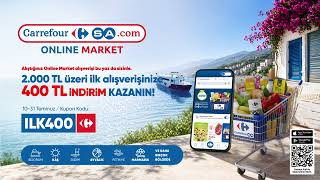 CarrefourSA Online Market’te Hoş Geldin İndirimi!