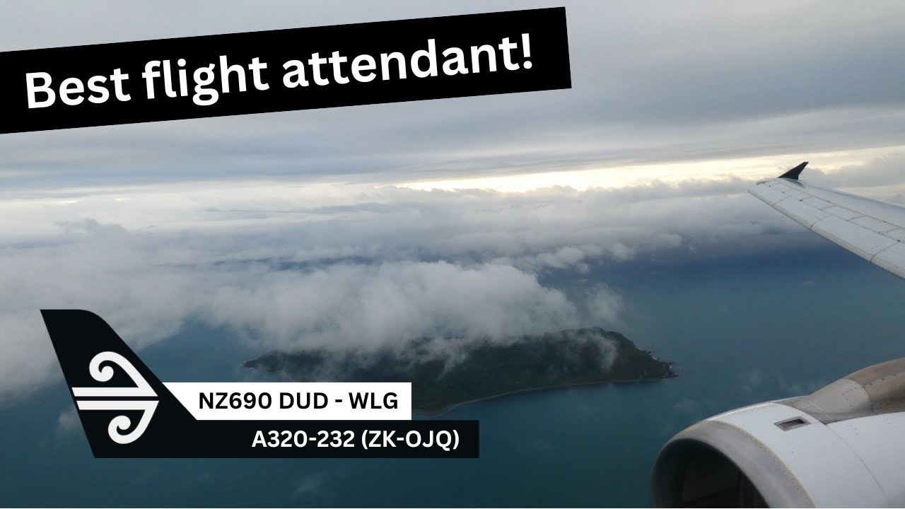 Air New Zealand NZ690 | A320 | Dunedin ~ Wellington