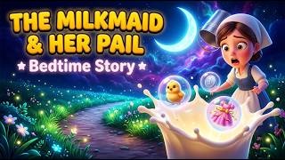 The Milkmaid and Her Pail | Aesop's Fables for Kids | Bedtime Stories & Moral Stories