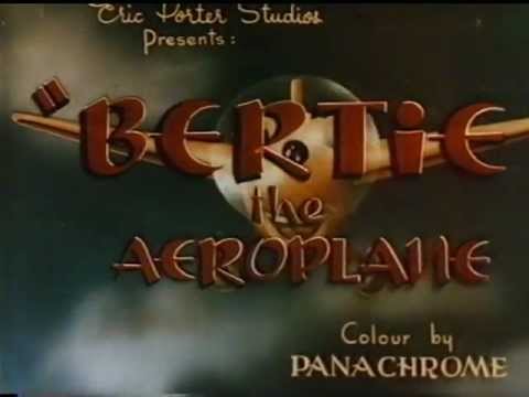 Bertie the Aeroplane Cinema Advertisement 1950s