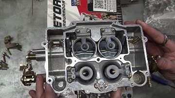 RPi Engineering How to: Jet the Weber / Edelbrock 500 4 barrel carb, connections and more