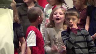 Lyla's 2018 1st Grade Christmas Concert Entrance