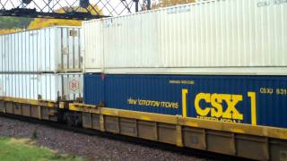 UP 8484 Leads Auto Racks and Stacks