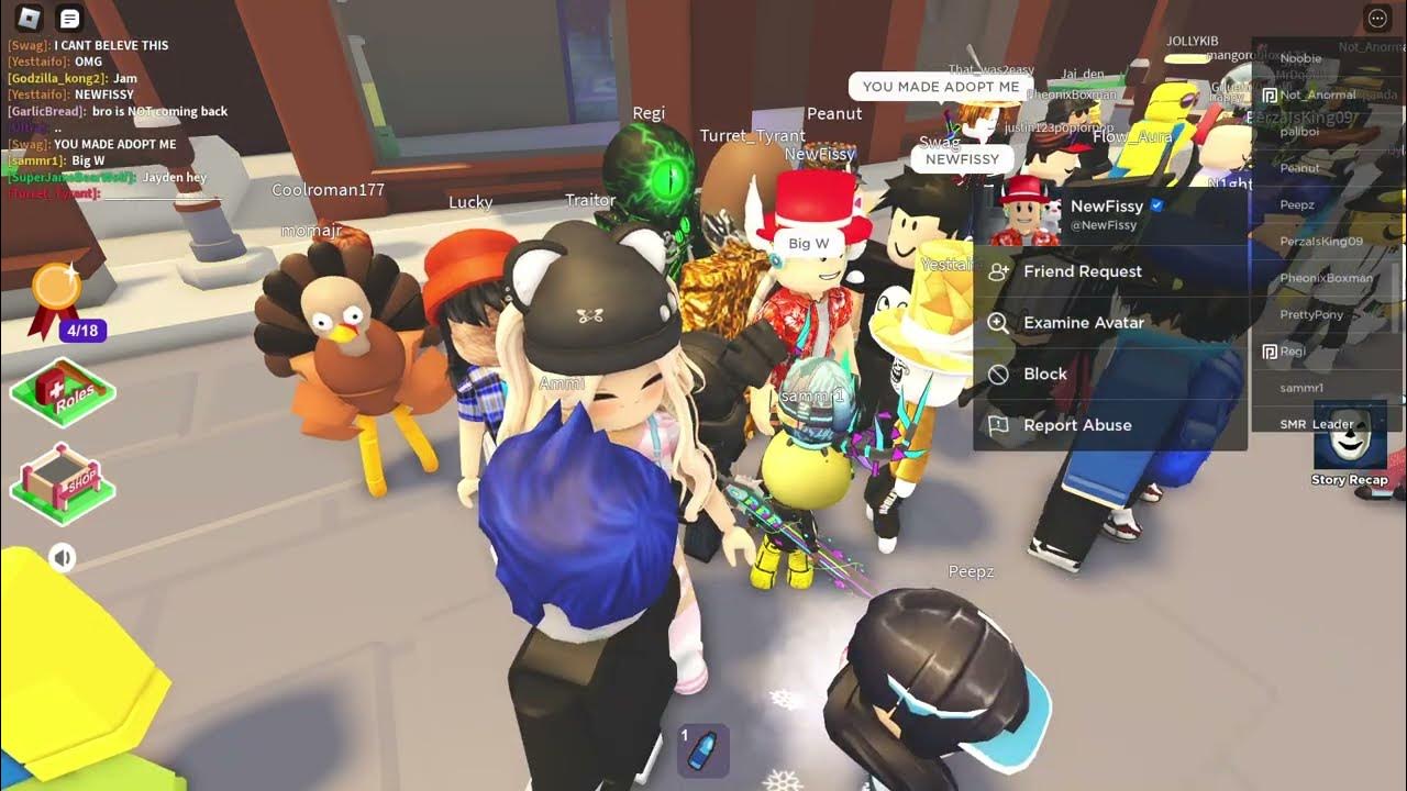 Meeting NewFissy (Creator of adopt me) in break in 2! YouTube