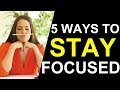 5 Ways to Stay Productive and Focused All Day, Everyday (Animated)