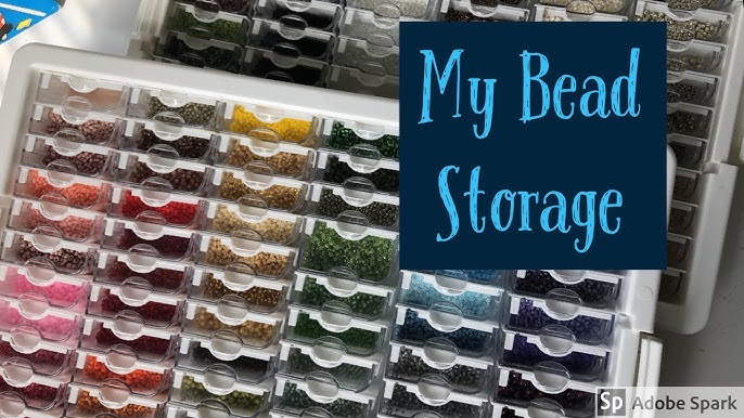 Best bead organizer ever! …  Bead storage, Craft room storage, Bead  organization