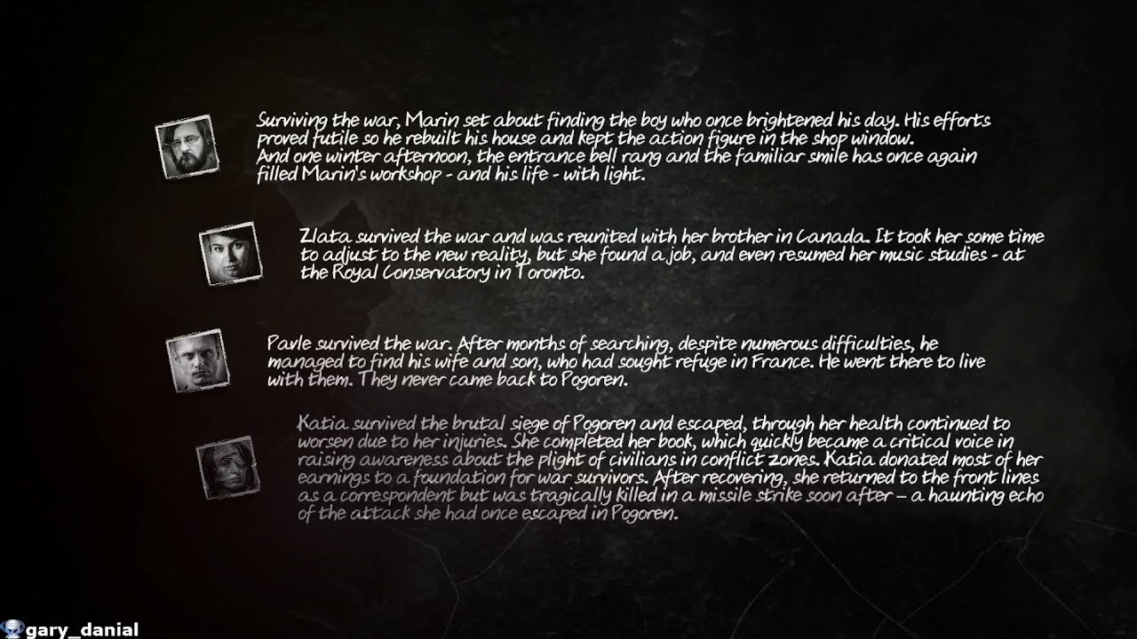 This War of Mine Forget Celebrations Charity DLC - Epilogue (Together We Escape)