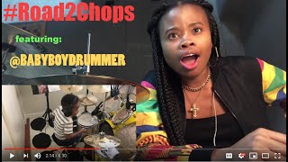 The Pocket Queen | #Road2Chops feat. Baby Boy Drummer