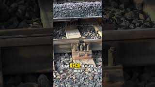 Kenapa rel kereta diberi celah #fyi #faktaunik #faktamenarik #keretaapi #rel